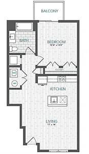 Floor plan A1 Townhome