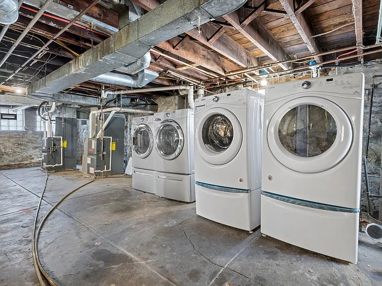 Washer and Dryer hook up in basement