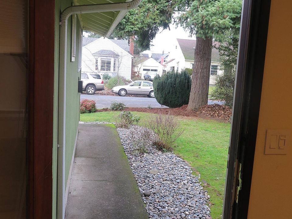 View from inside front door