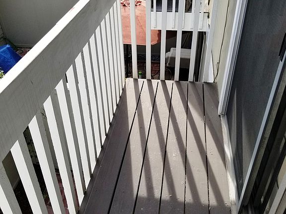 Balcony off bedroom.