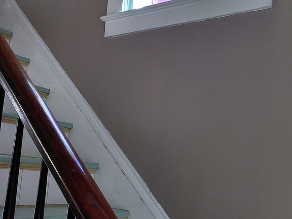 View looking up Stairs