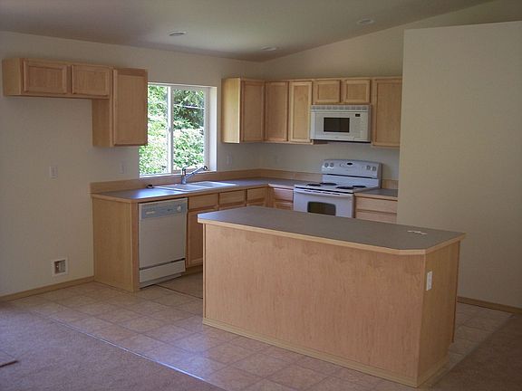 Open kitchen with island
