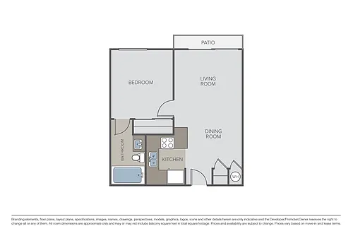 Floor plan Plan 1A