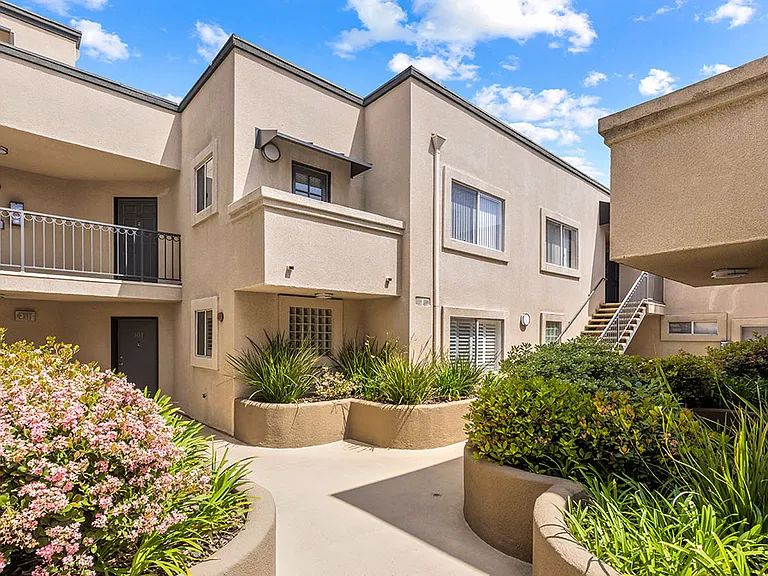 Open air courtyard at Magnolia Terrace.