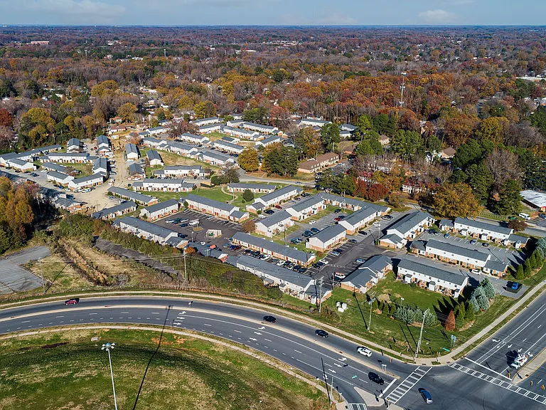 Charlotte NC Apartments For Rent | Arcadian Village | Aerial View