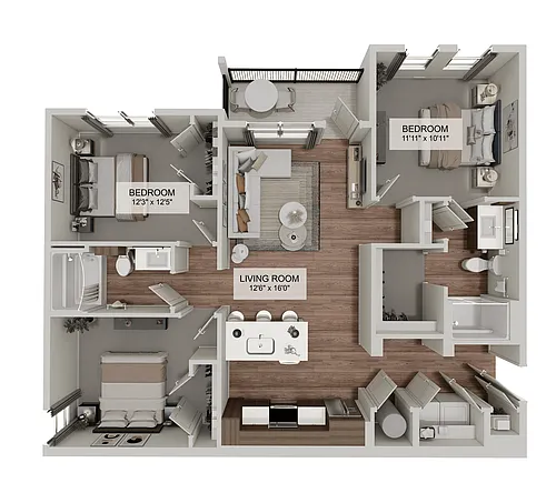 Floor plan The Heritage (C1)
