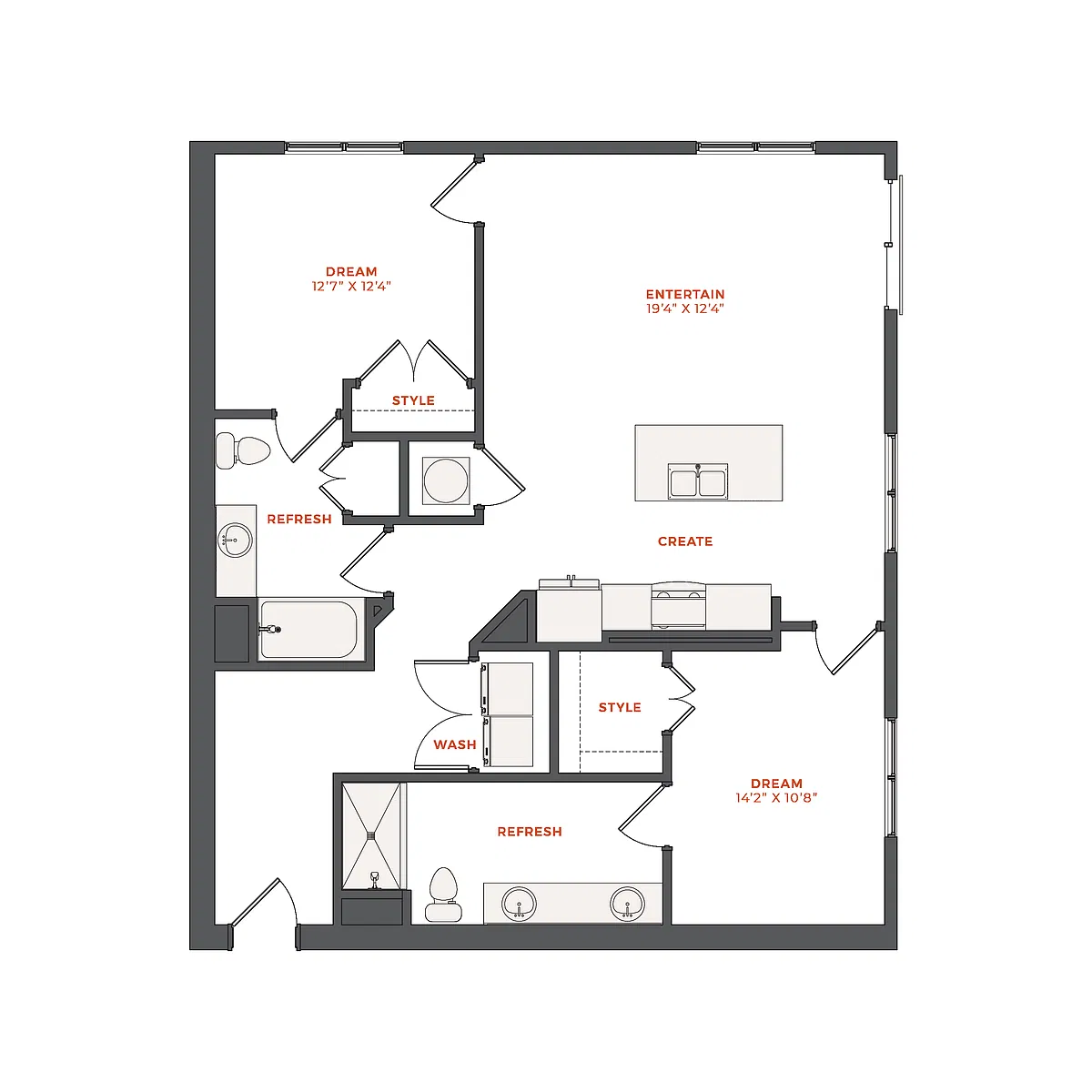 Floor plan B4