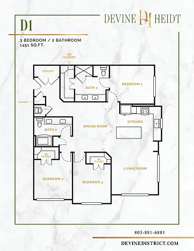 Floor plan D1