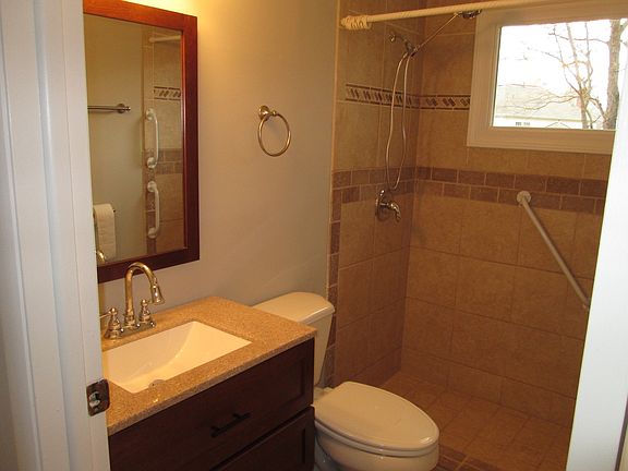 bathroom is remodedelled