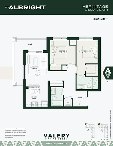 Floor plan Hermitage