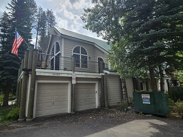 Parking in front of garage. 1 side of garage only available for ski/toy storage.