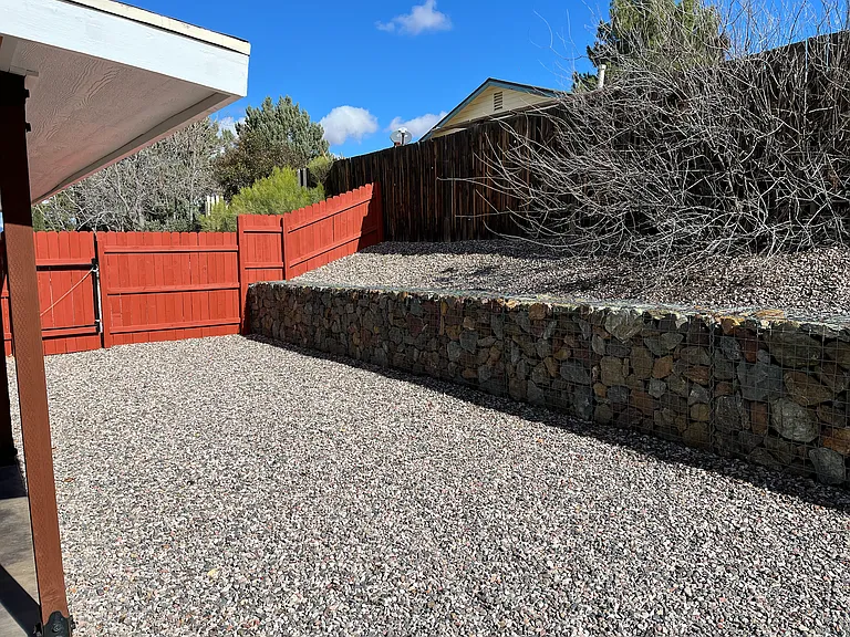 Backyard before plants