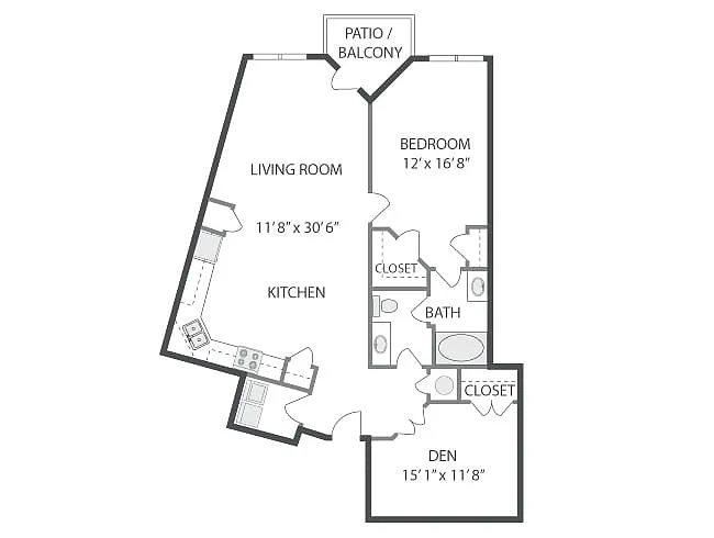 Floor plan B550