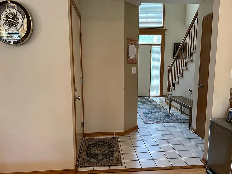 Looking towards front door