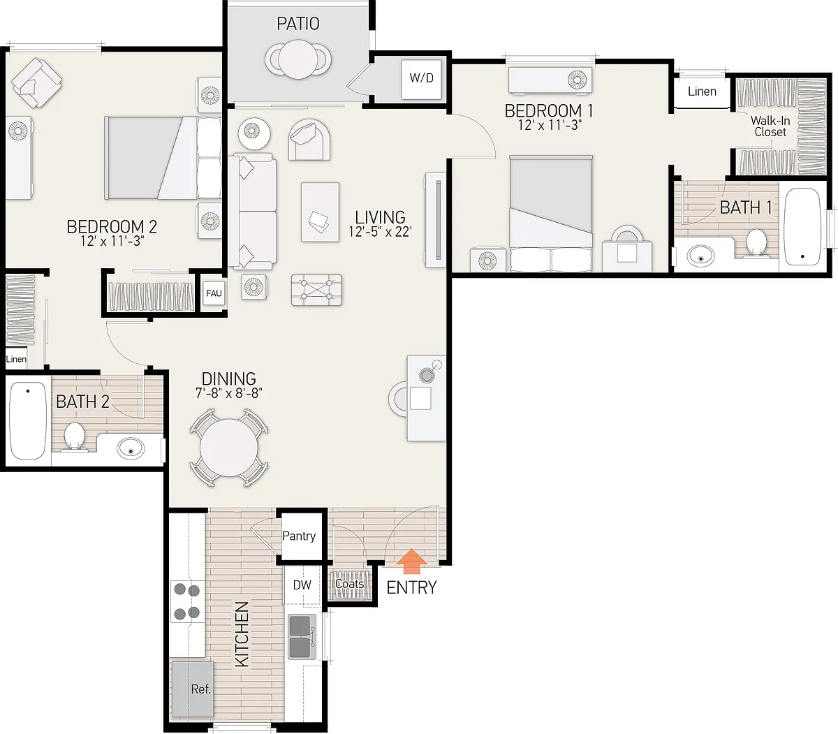 Floor plan Plan H
