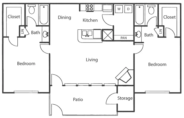 Floor plan B3