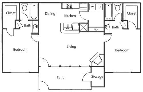 Floor plan B3