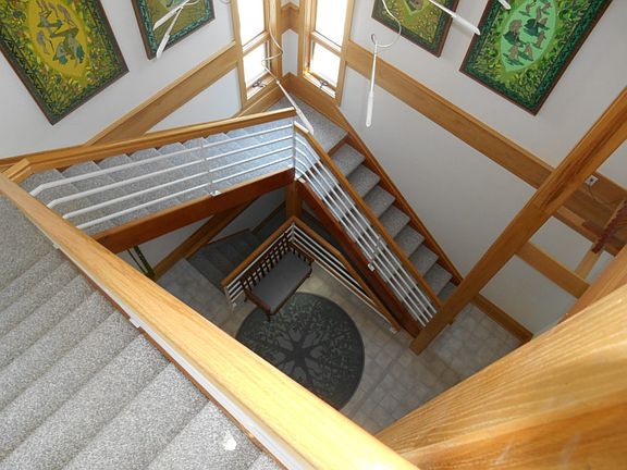 Stairs to tower