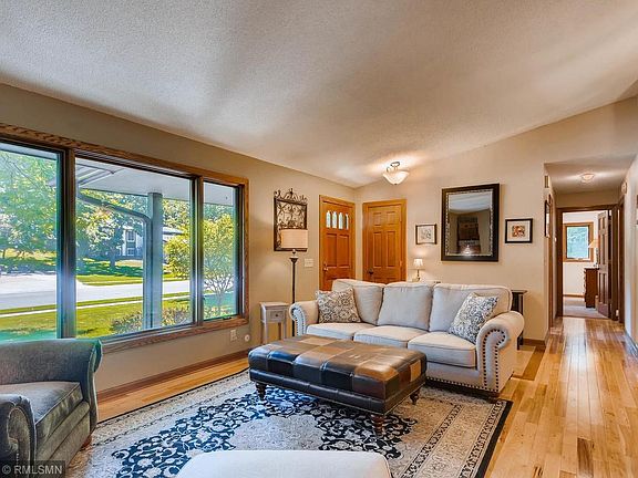 Hickory hardwood flooring grace this beautiful home!
