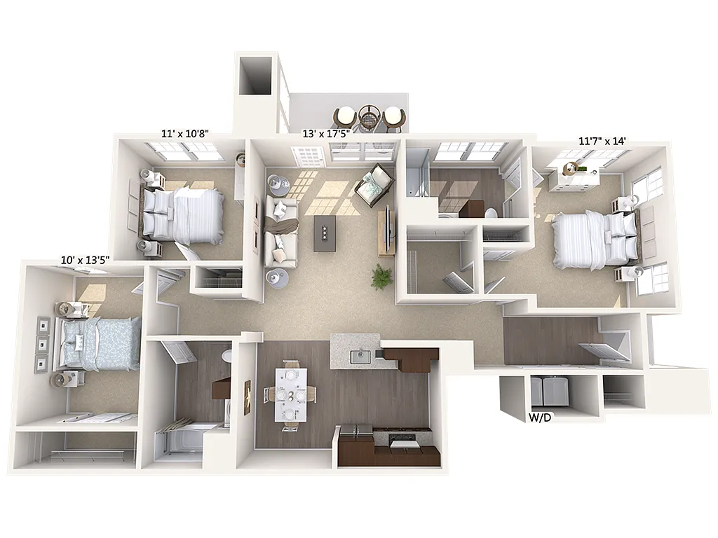 Floor plan C1-AC