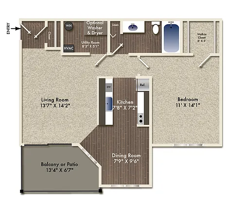 Floor plan Columbia