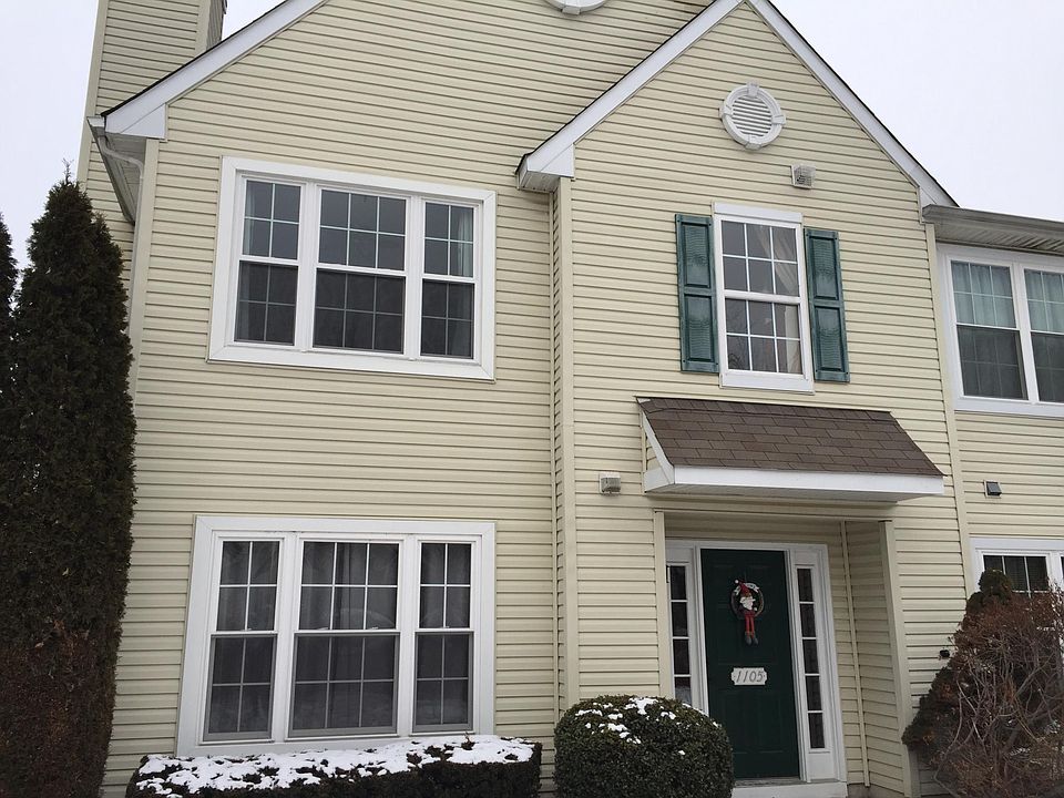Front Entryway faces a wooded area