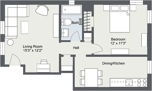 Floor plan Duplex Apartment