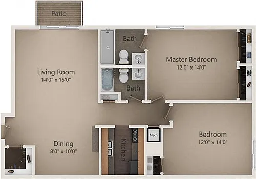 Floor plan The Birch IV