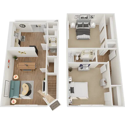 Floor plan B2 - 2x1 Half Bath R