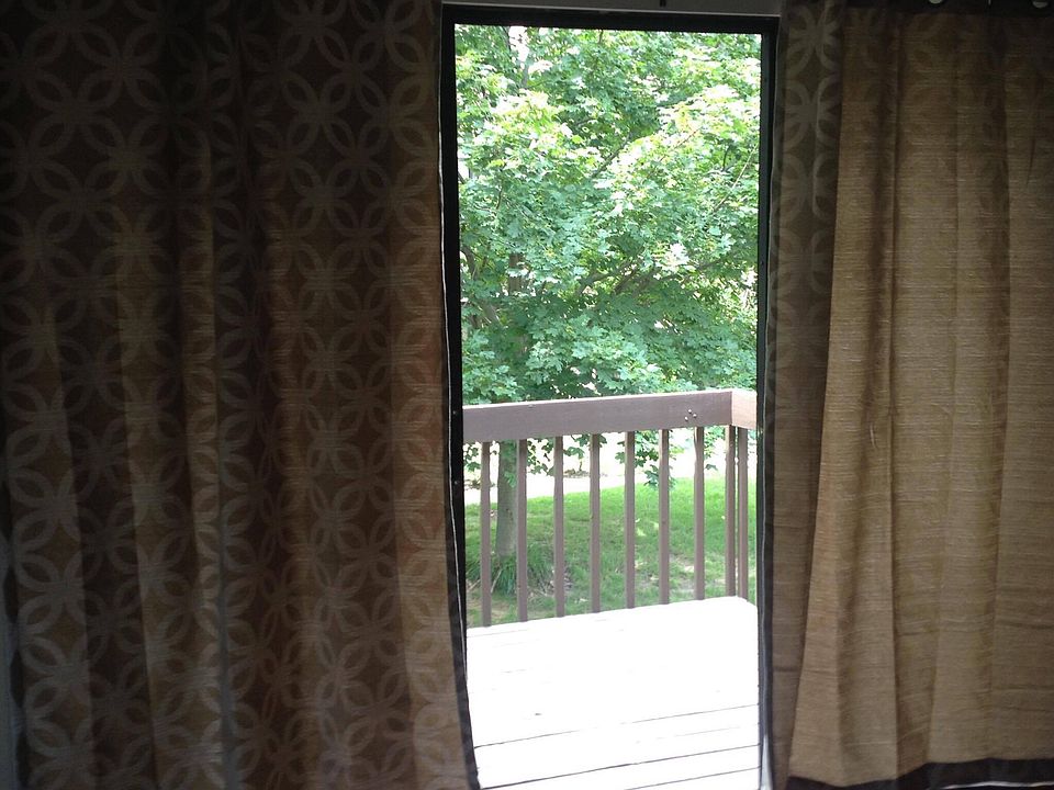 Sliding door, Second floor balcony view!