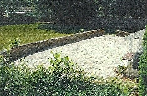 Backyard Stone Patio