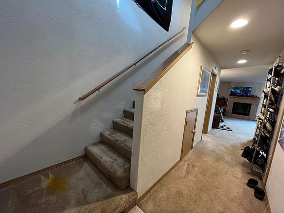 view of the stairway leading to the bedrooms upstairs
