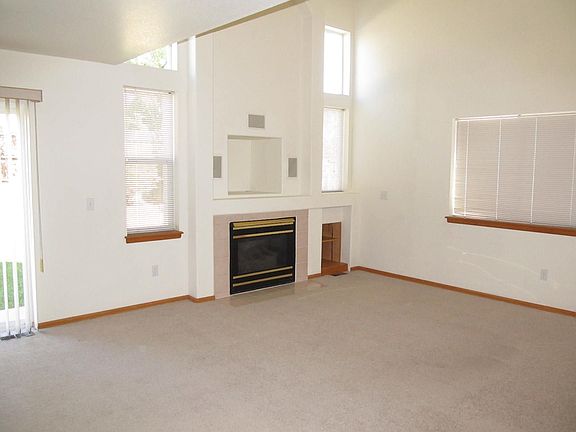 Family room with surround sound system