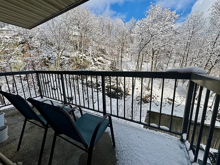 Snow view of Balcony