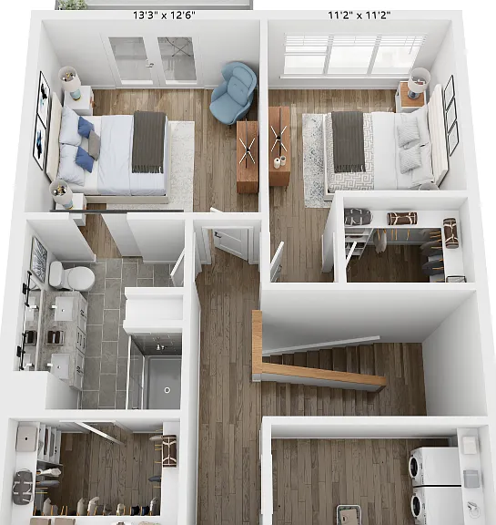 C1L floor plan Rivette Tower