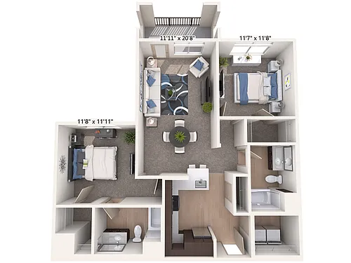 Floor plan B3-B-Esp