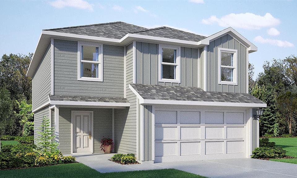 Front Elevation-D.R. Horton''s Franklin floor plan Elevation W-All Home and community information, including pricing, included features, terms, availability and amenities, are subject to change at any time without notice or obligation. All Drawings, pictures, photographs, video, square footages, floor plans, elevations, features, colors and sizes are approximate for illustration purposes only and will vary from the homes as built.