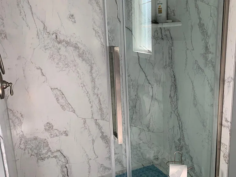 Master shower