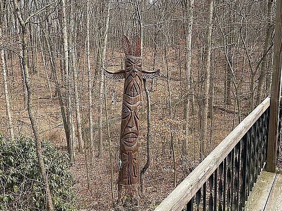 Carved Indian Totum Pole