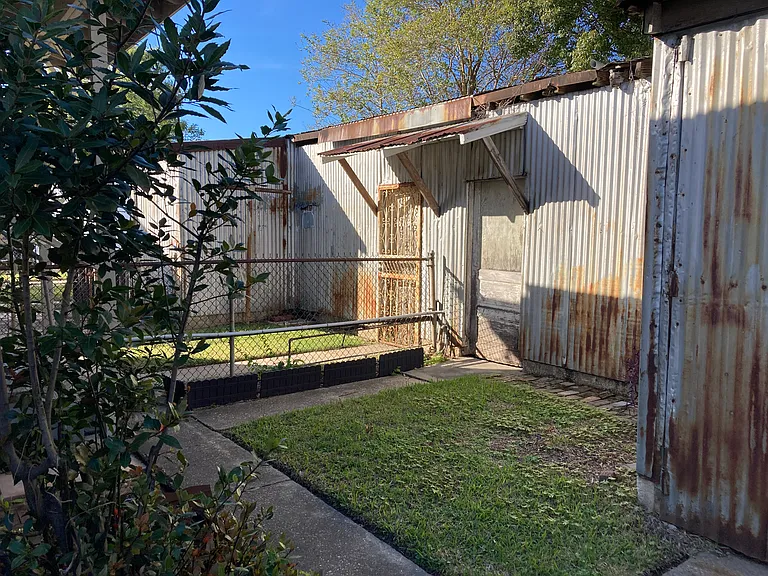 Backyard and shed