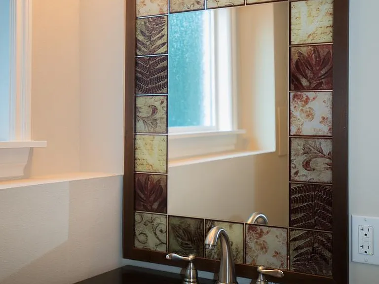 Powder room in Basement
