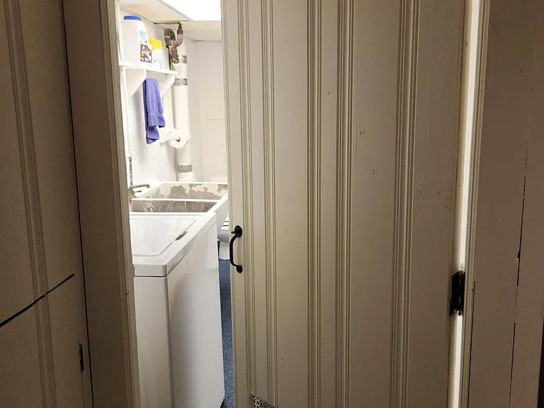 Door to laundry
