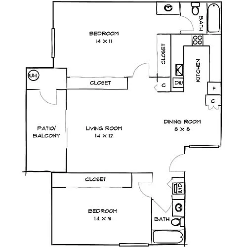 Floor plan Paradise Cove Premier
