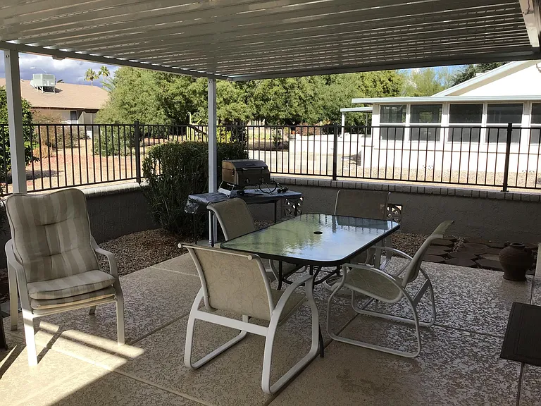 Back covered patio