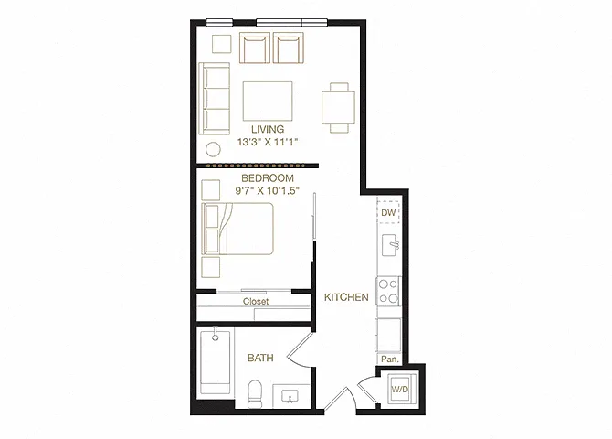 Floor plan Downtown