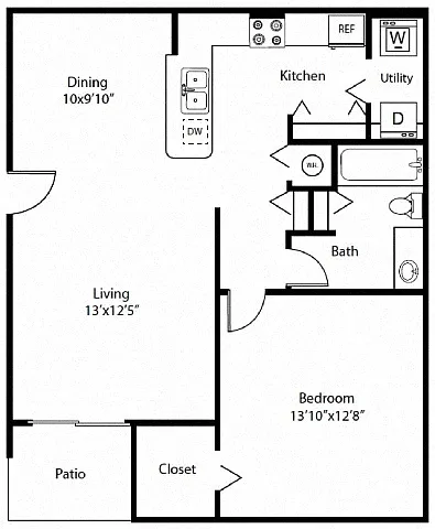 Floor plan 1A Renovation 2