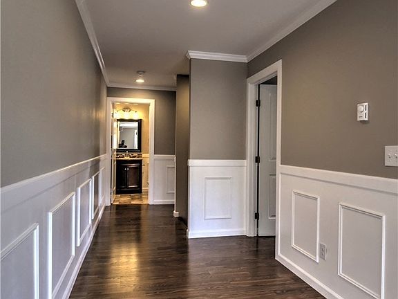 Hallway to bathroom
