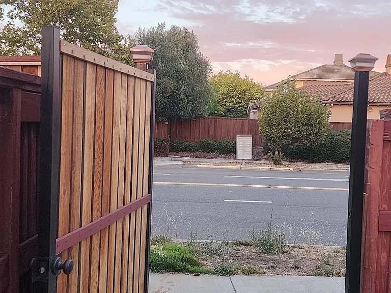 Postboxes across the street.