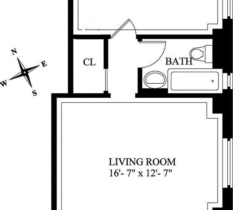 1st image of 345 W 55th St APT 6C