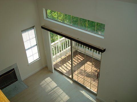 Top view living room